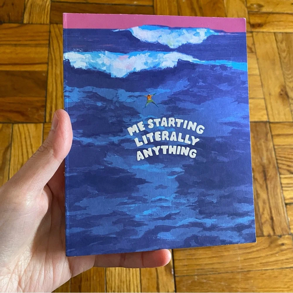 Small Funny Notebook with Stitched Binding and Blank Pages